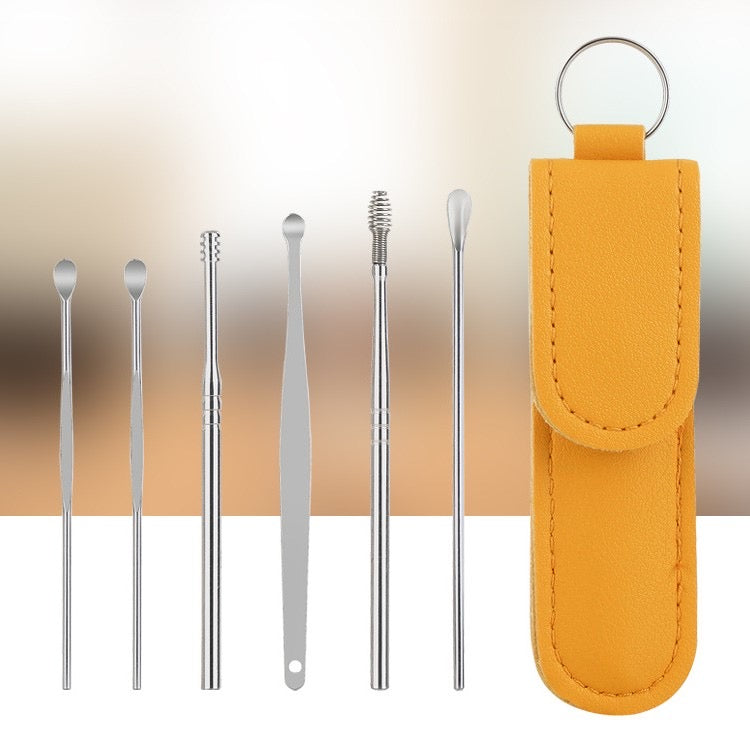 Ear wax cleaning tool kit