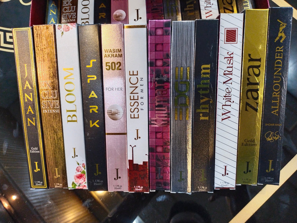 Premium J. Pack of 6 long lasting perfumes 35ML