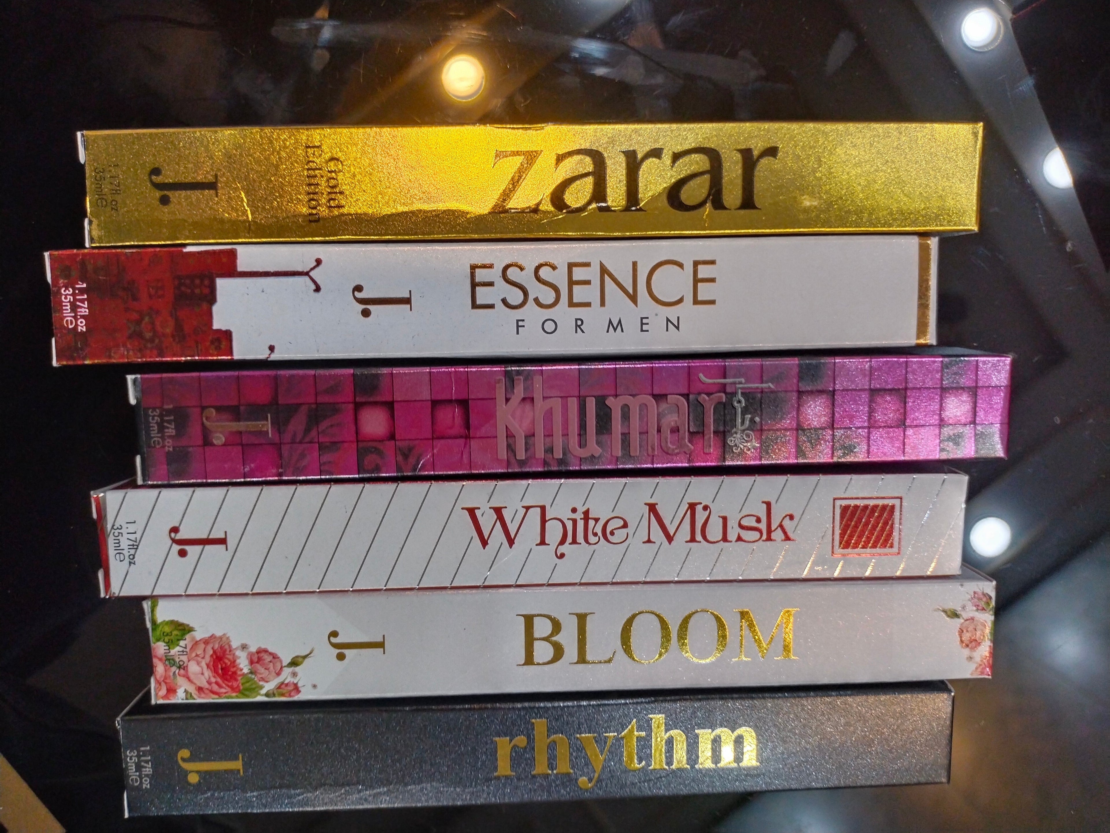 Premium J. Pack of 6 long lasting perfumes 35ML