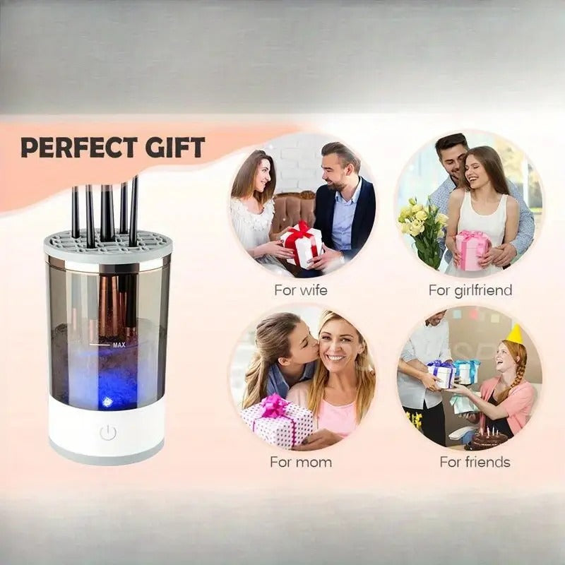 3-in-1 Automatic Makeup Brush Cleaner
