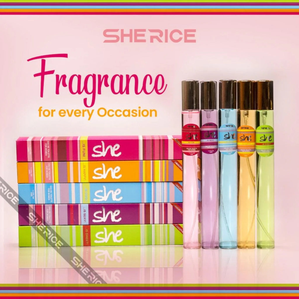 She perfumes  Long Lasting Pack of 5 - 35ML