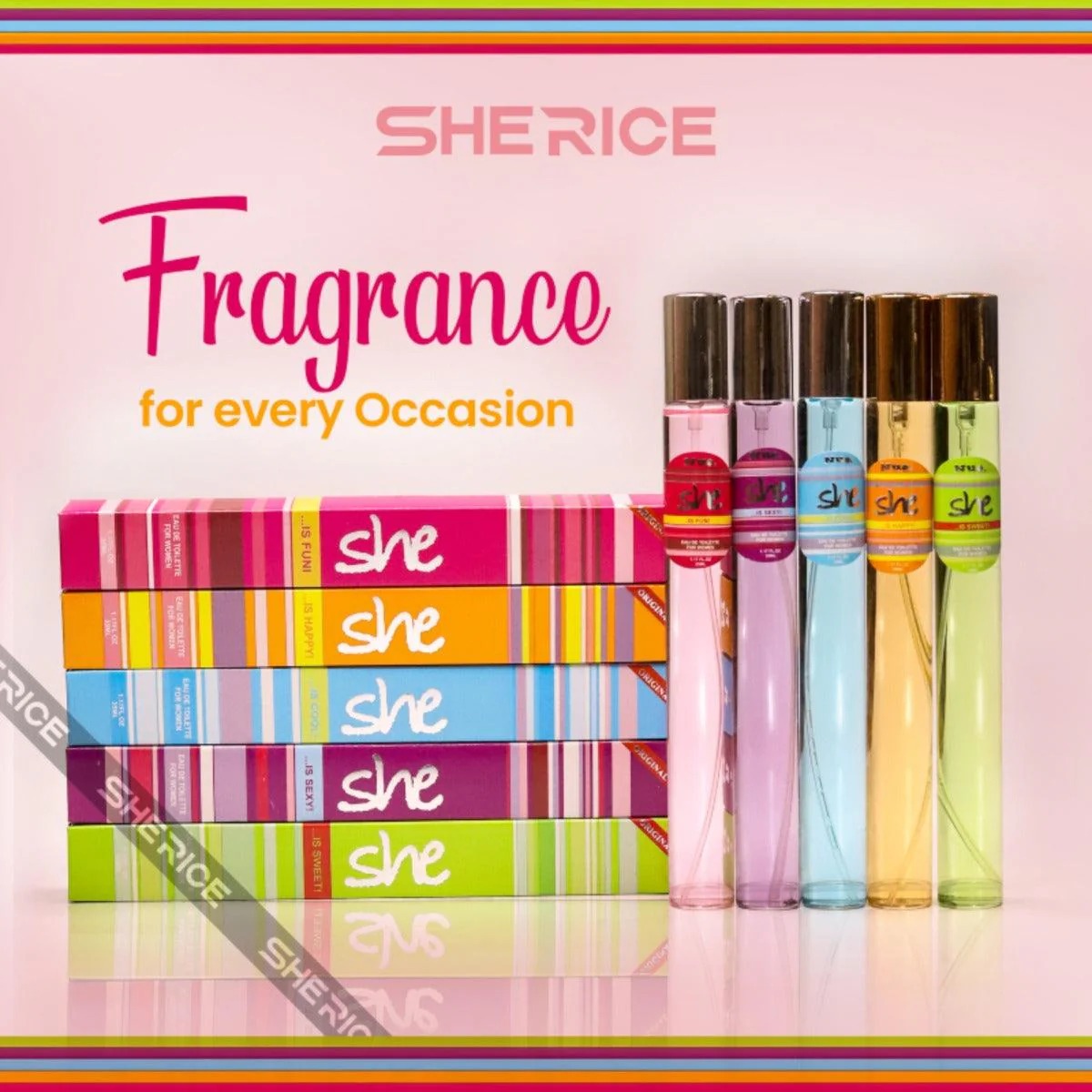 She perfumes  Long Lasting Pack of 5 - 35ML