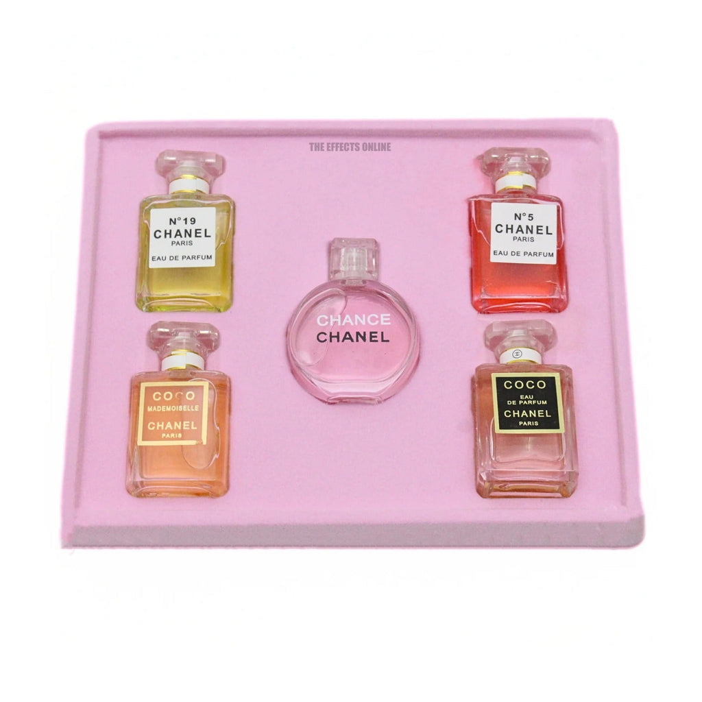 Chanel Chance Perfume Set of 5 in 1 Gift Box