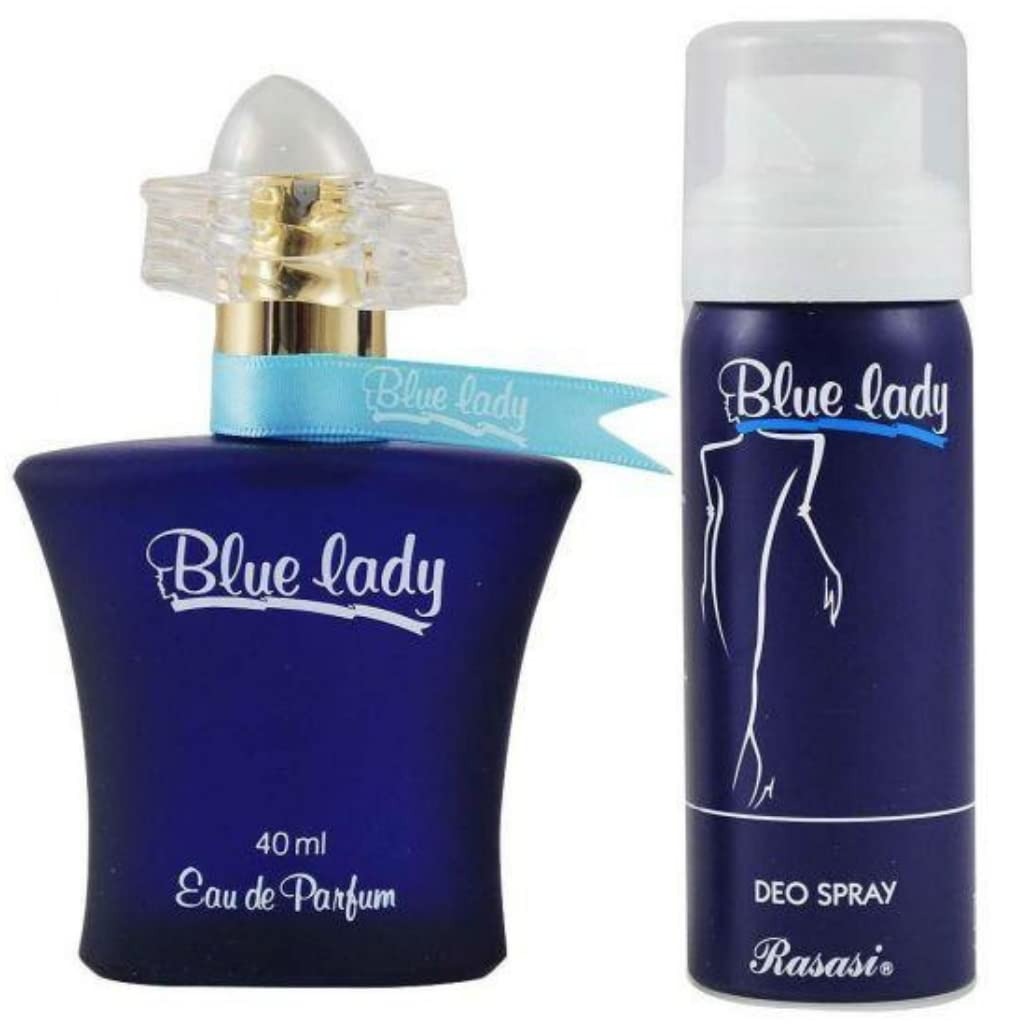 Blue Lady Perfume + Body Spray 2 in 1 Gift Box