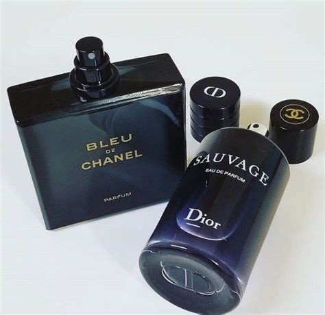 Pack of 2 Sauvage & Chanel perfume (Alcohol-Free Fragrance - Fresh and Intense Notes)