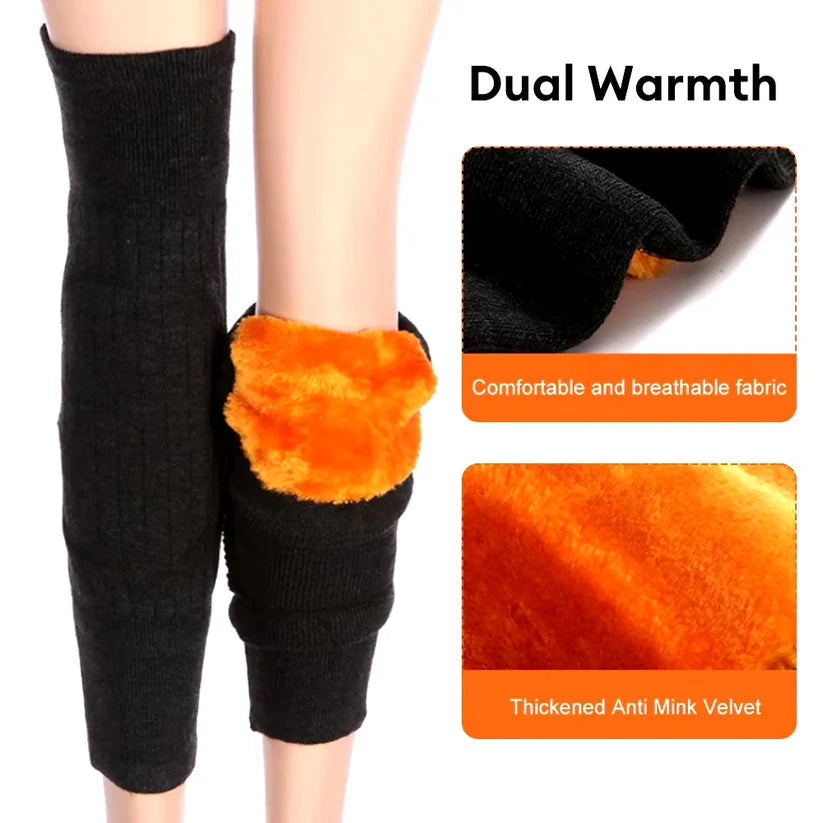Knee Warm Thick Wool Blend Thermal Pads – Warm Relief & Support