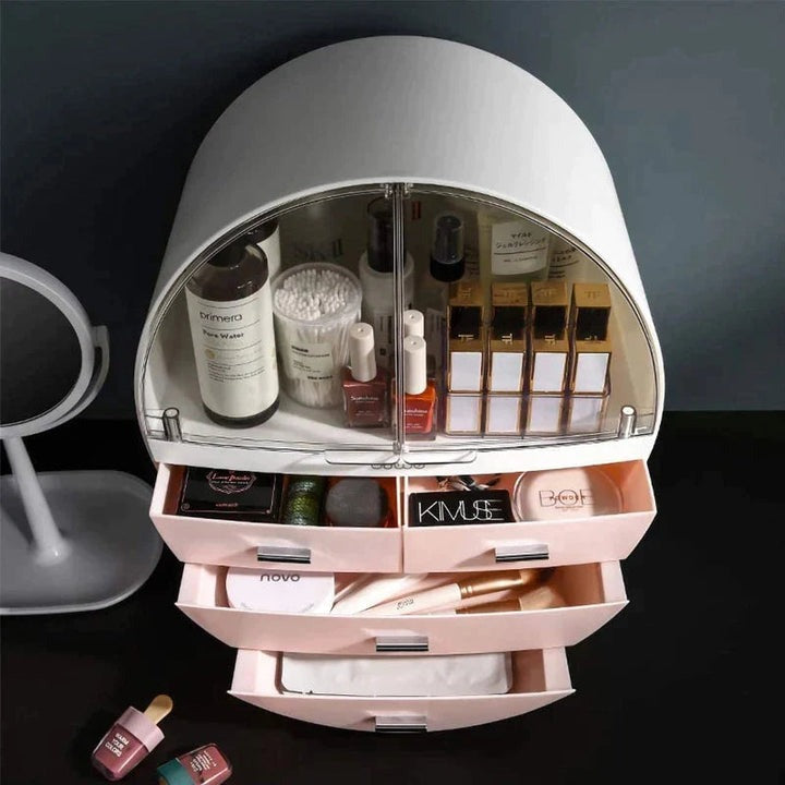 Oval Shaped Cosmetic Organizer